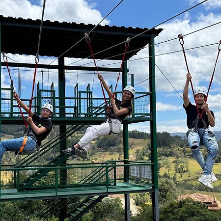 Glamping Y Chalet Aventura Park Villa De Leyva La Periquera Eksteriør billede