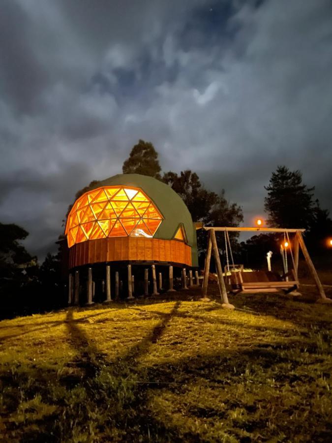 Glamping Y Chalet Aventura Park Villa De Leyva La Periquera Eksteriør billede