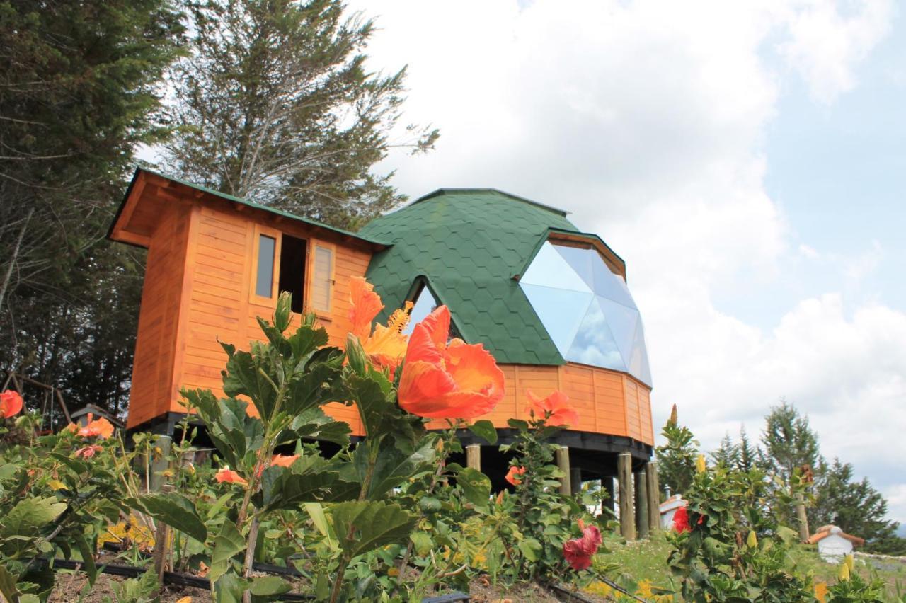 Glamping Y Chalet Aventura Park Villa De Leyva La Periquera Eksteriør billede