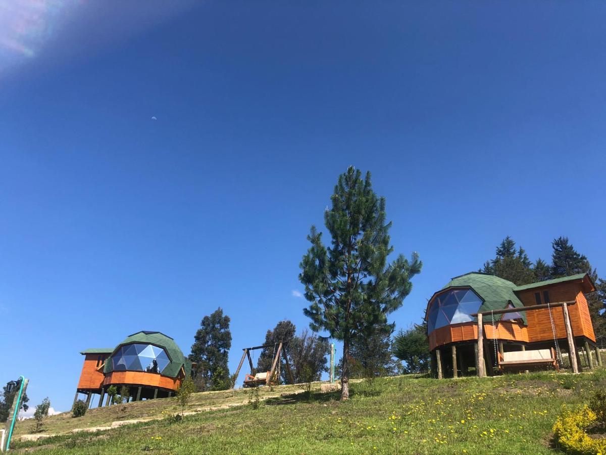 Glamping Y Chalet Aventura Park Villa De Leyva La Periquera Eksteriør billede