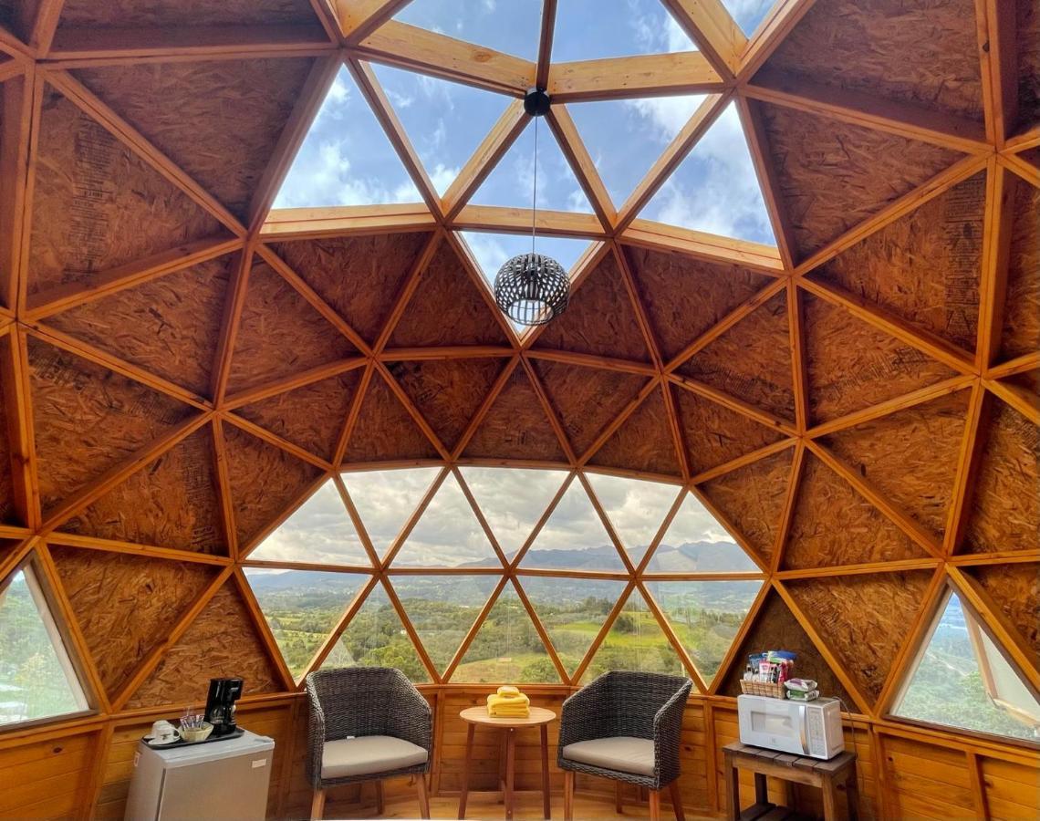 Glamping Y Chalet Aventura Park Villa De Leyva La Periquera Eksteriør billede