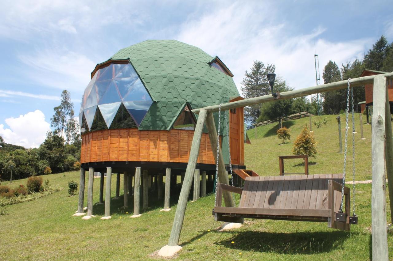 Glamping Y Chalet Aventura Park Villa De Leyva La Periquera Eksteriør billede