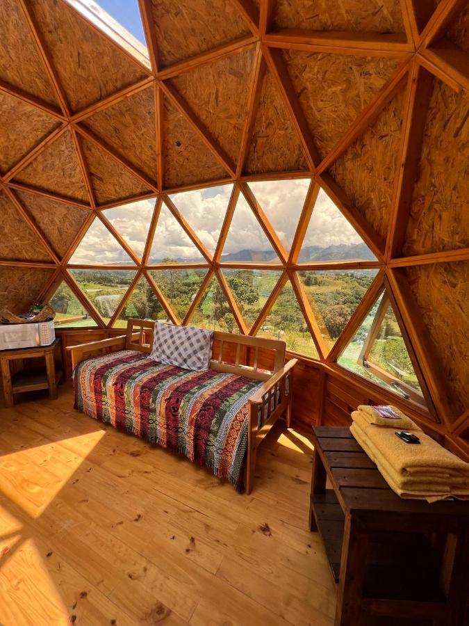 Glamping Y Chalet Aventura Park Villa De Leyva La Periquera Eksteriør billede