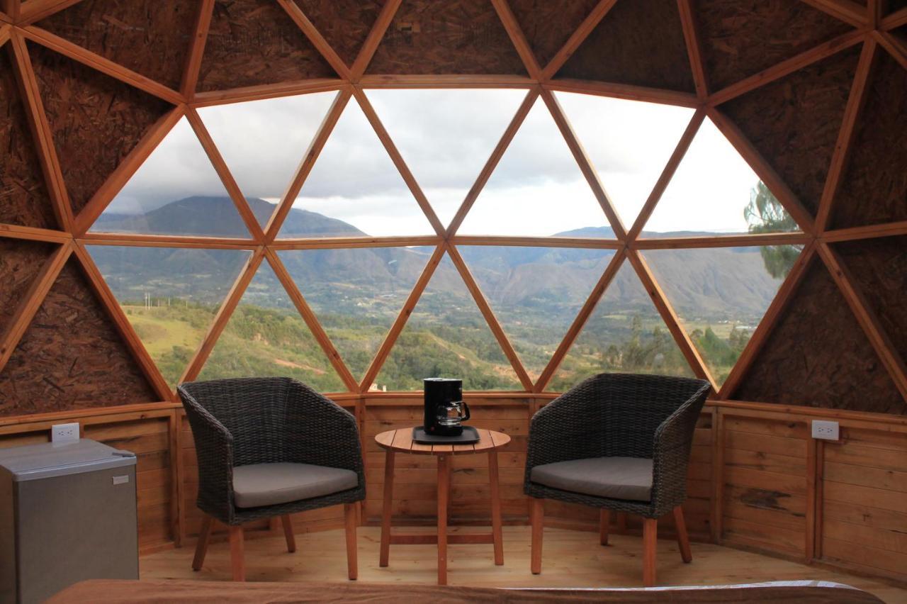 Glamping Y Chalet Aventura Park Villa De Leyva La Periquera Eksteriør billede