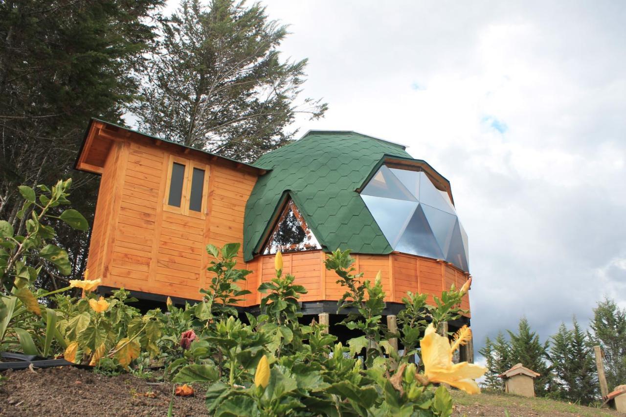 Glamping Y Chalet Aventura Park Villa De Leyva La Periquera Eksteriør billede