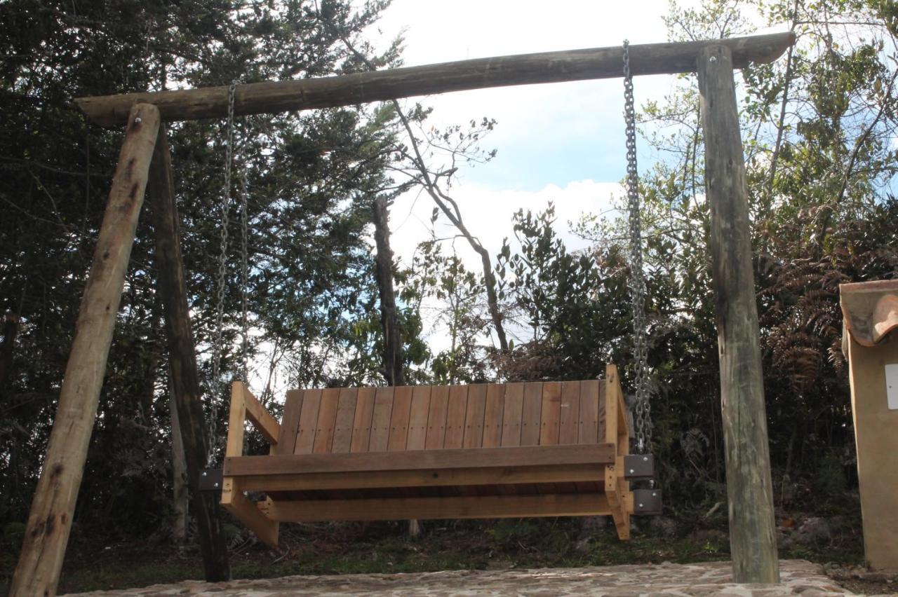Glamping Y Chalet Aventura Park Villa De Leyva La Periquera Eksteriør billede