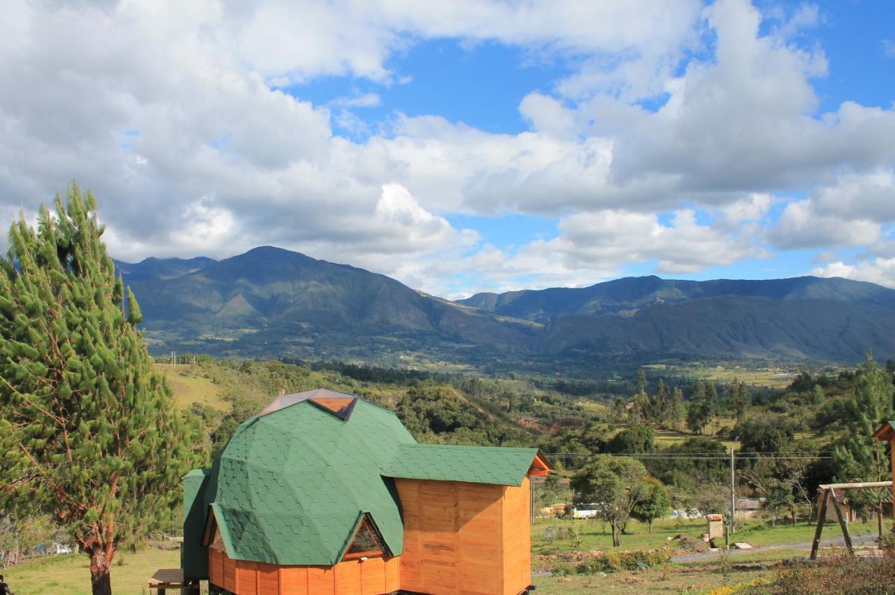 Glamping Y Chalet Aventura Park Villa De Leyva La Periquera Eksteriør billede